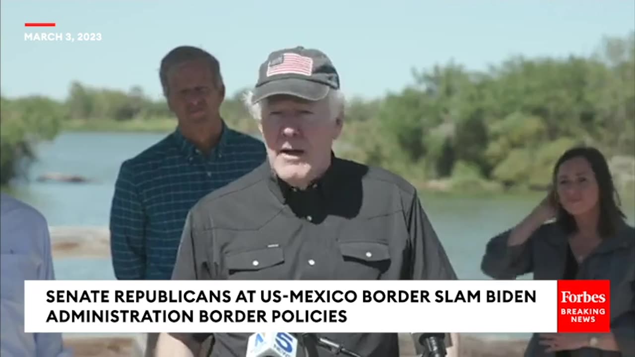 ‘Why Are There No Democrats With You-’- John Cornyn Pressed On ‘Bipartisan’ Border Solutions