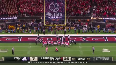 GEORGIA CAUGHT TCU SLEEPING 😴