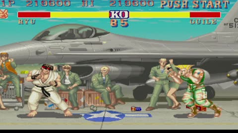 Ryu vs Guile