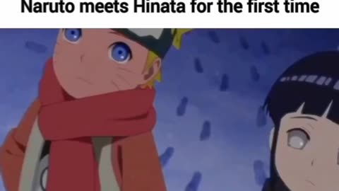 First time when Hinata Meets Narto