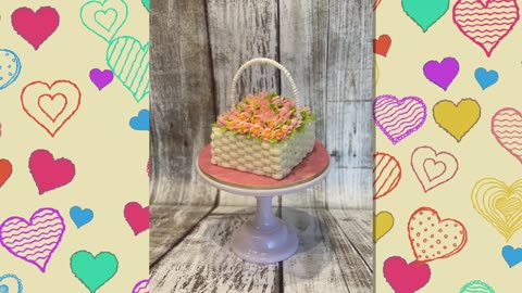 ***Realistic Looking Cake Flower Basket For Mother's Day | We Heart Cake***