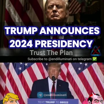 𝗧𝗥𝗨𝗠𝗣 ANNOUNCES HIS RUN FOR 𝟮𝟬𝟮𝟰 𝗣𝗥𝗘𝗦𝗜𝗗𝗘𝗡𝗖𝗬