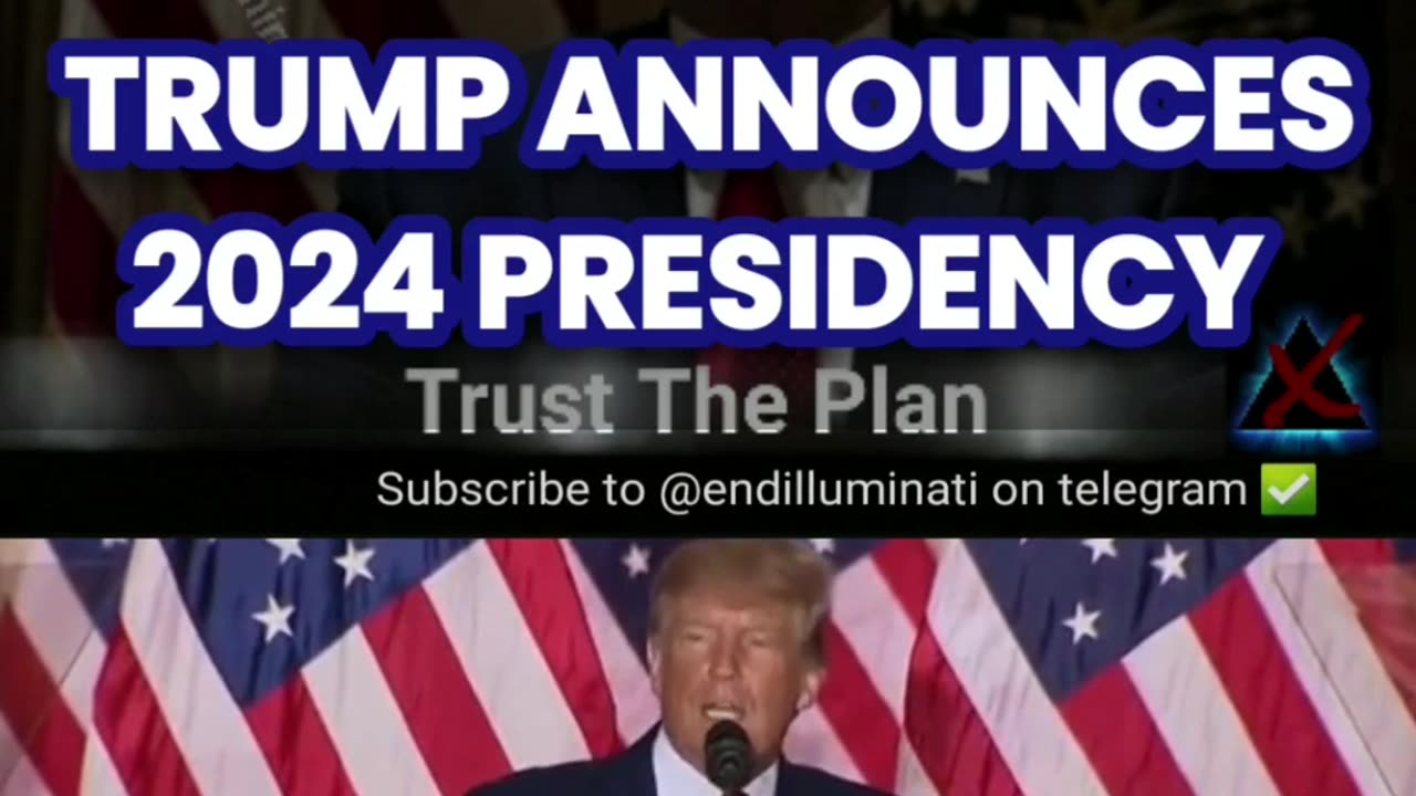 𝗧𝗥𝗨𝗠𝗣 ANNOUNCES HIS RUN FOR 𝟮𝟬𝟮𝟰 𝗣𝗥𝗘𝗦𝗜𝗗𝗘𝗡𝗖𝗬