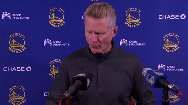 Steve Kerr on 4 Game Losing Streak, Postgame Interview