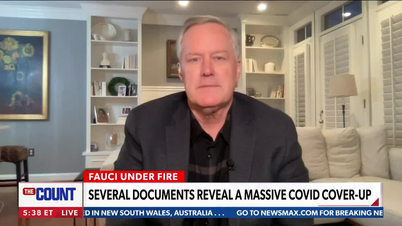 Mark Meadows: "The only thing consistent about Dr. Fauci is his inconsistency..."