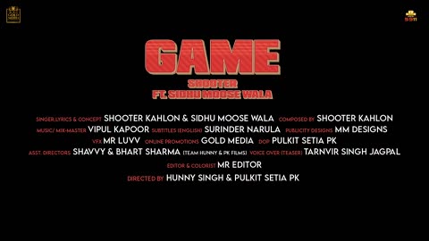 GAME - FUL VIDEOS SONG - sidhu moose wala