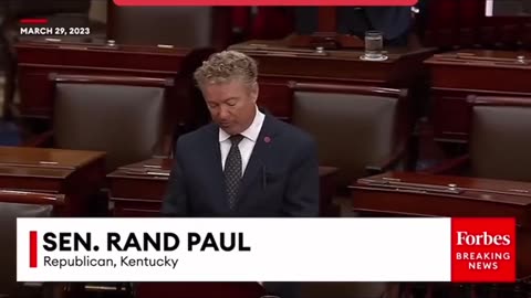Rand Paul " TIKTOK IS NOT OWNED BY CCP"