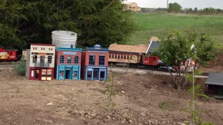 Early Wild West train on New layout