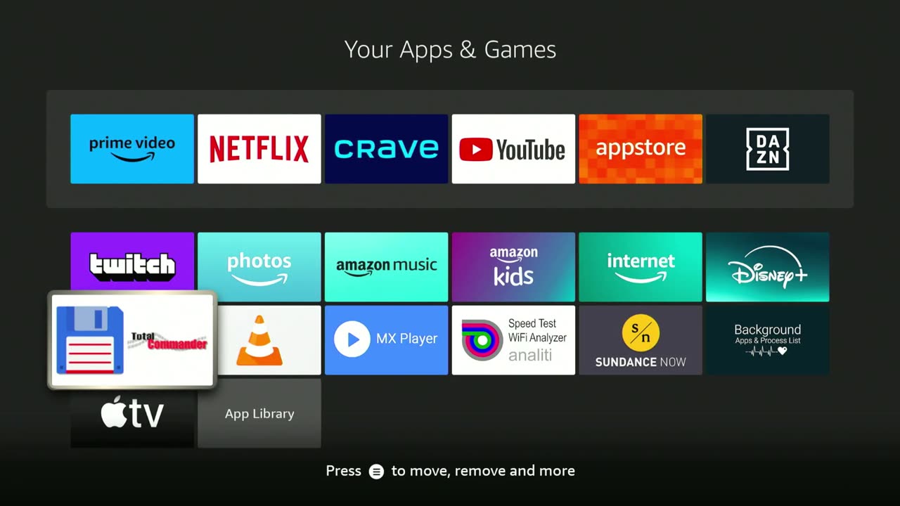 Finding All Installed Apps on Your Fire Stick: My Apps & Games Menu