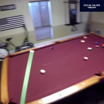 HAT CAM 4 BALL BANK SHOT WITH A LITTLE HELP!