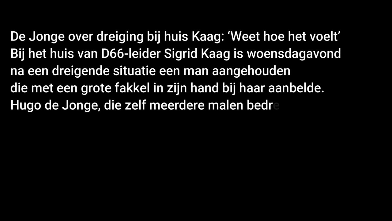 11. Max vd Berg FvD gestuurd Hugo de Jonge over Max bij Sigrid Kaag en de rol van FvD