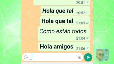 WhatsApp: Tres tipos de letras.