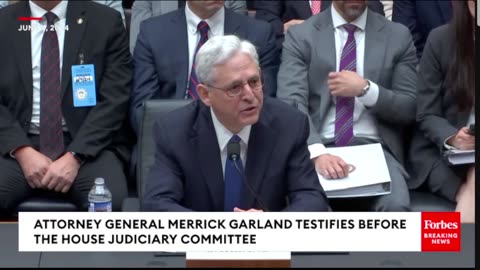 🚨Garland Asked Point Blank About Number Three DOJ Official Leaving To Help Prosecute Trump In NYC.