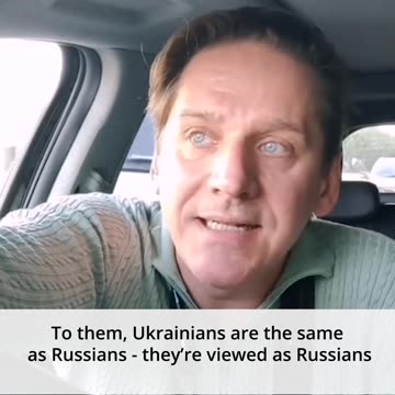 The West thinks Ukrainians are the same as Russians