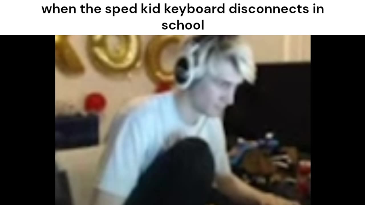 When the sped kid keyboard disconnects in school