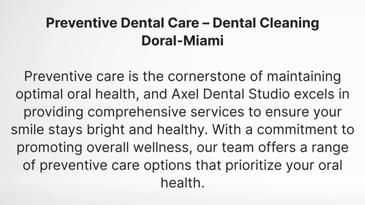 Axel Dental Studio : Dental Veneers in Miami, FL