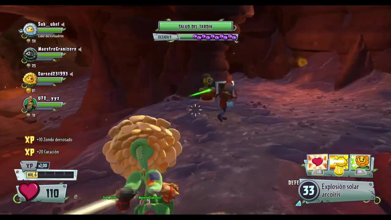 Pvz Garden Warfare 2 El más OP sin duda es el girsaol de peluche Operaciones de Jardin.mp4