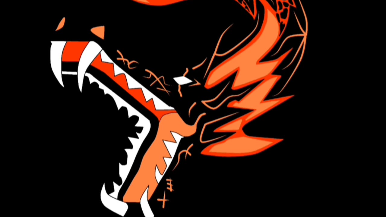 Lava Dragon vector