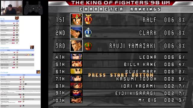 (PS2) King of Fighters '98 UM - 30 - SP Team 10 - Teenage Girls Team - Lv 7