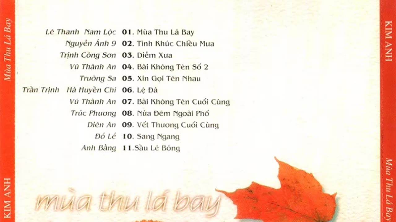 Mùa Thu Lá Bay - Kim Anh CD