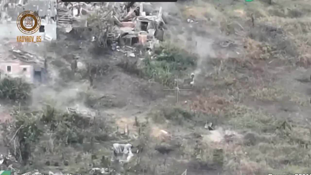 AKHMAT special forces hit a Ukrainian Forces dugout with personnel in the Kremennaya area.