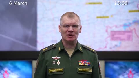 Russian Defence Ministry report on the progress of the SMO Zone