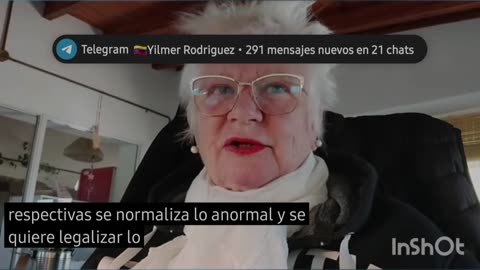 Miryam Dietrich hablando de la actualidad. 05/11/23