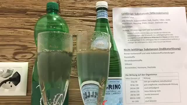 Oxid grafenu nalezený ve vodě PeIIegrino od společnosti Nestlé.
