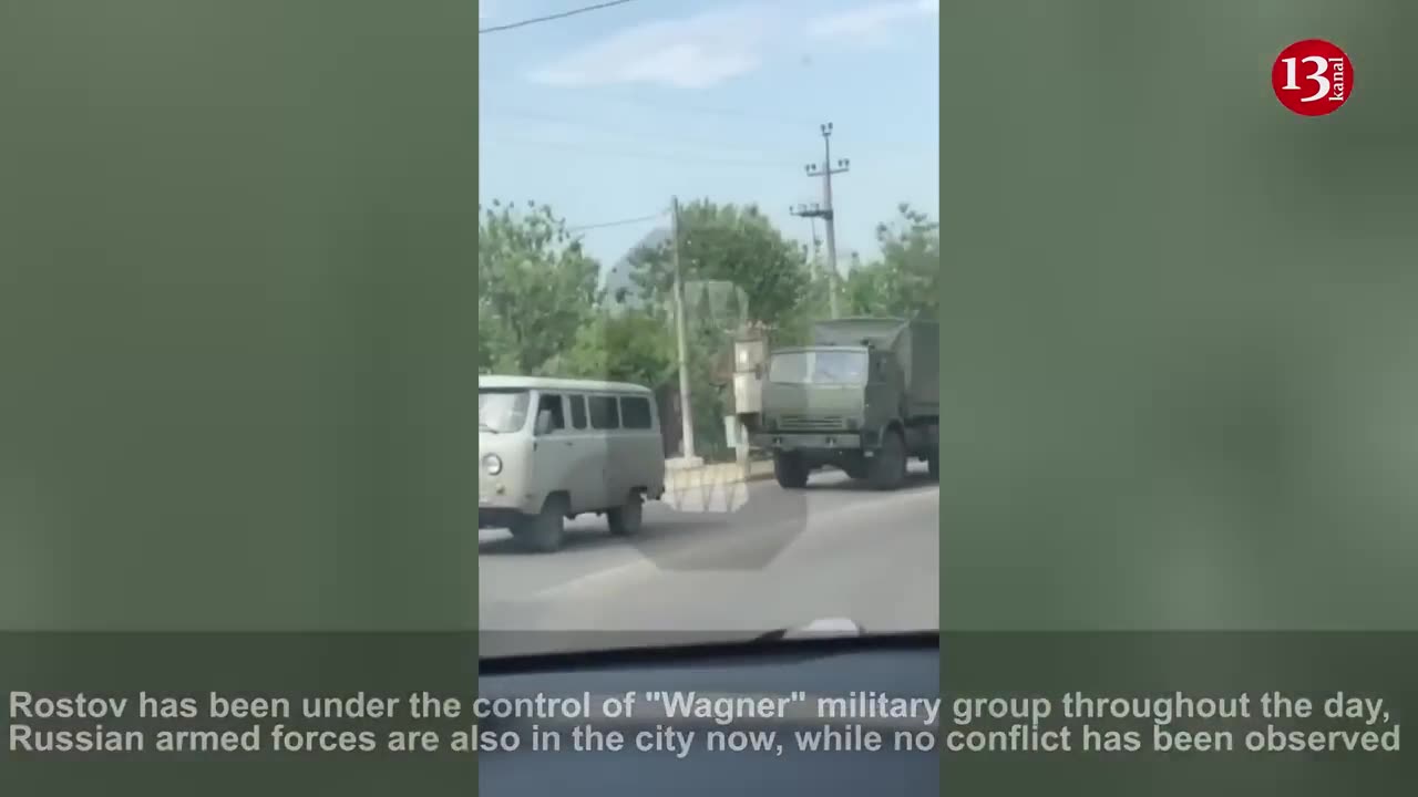 With large number of equipment and manpower, Russian army enters Rastov where “Wagner” is stationed