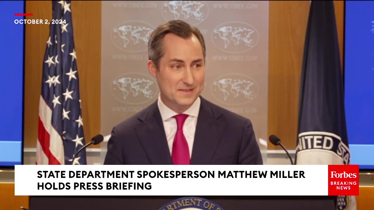 State Dept Spox- The Establishment Of A Palestinian State Will Ensure Stability In The Region