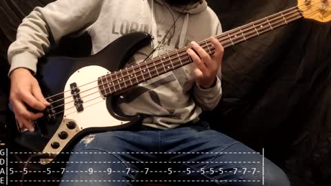 The Offspring - All I Want Bass Cover (Tabs)