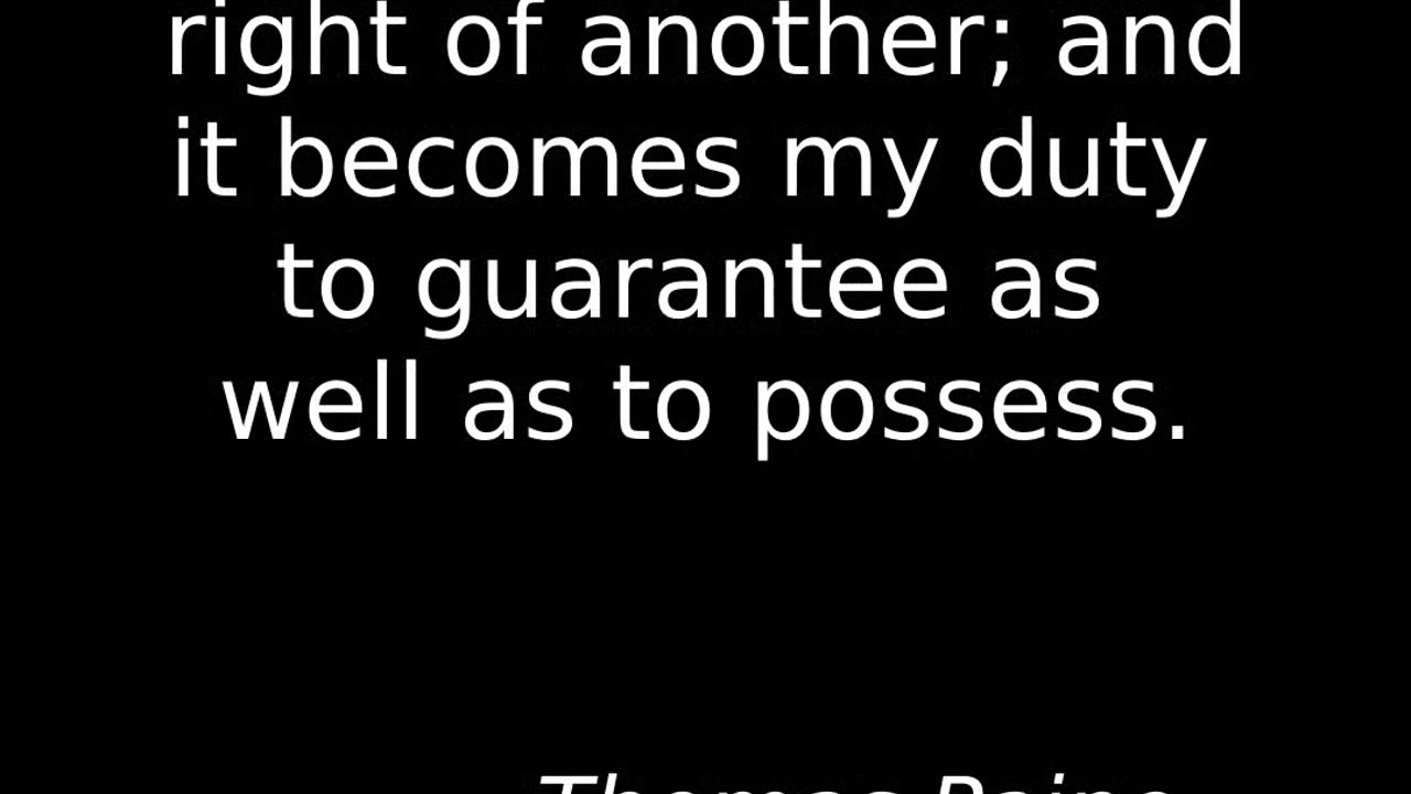 ETHICAL LEVELS AND SCOPE - Quote - Thomas Paine