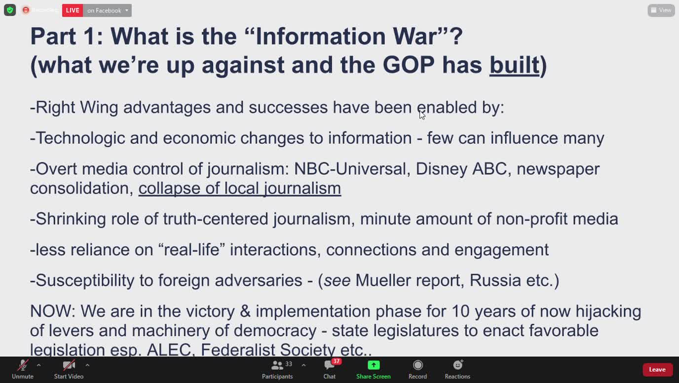 Communication is Ammunition! Winning the Information War
