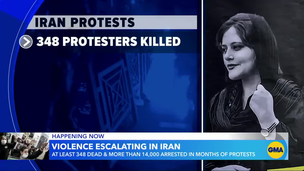 Violence escalates amid protests in Iran | GMA