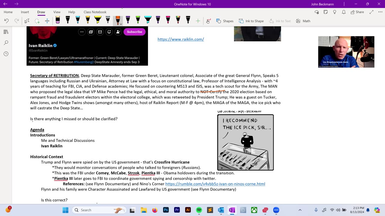 Technical Discussions 012: Operation Crossfire Hurricane