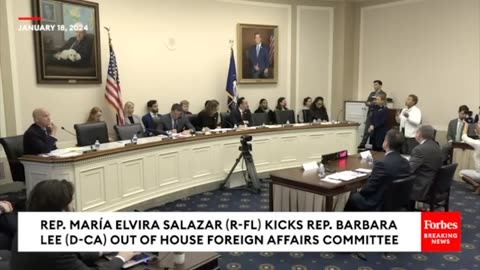 SHOCK MOMENT: Barbara Lee Kicked Out Of Hearing By María Salazar After Dramatic Confrontation.