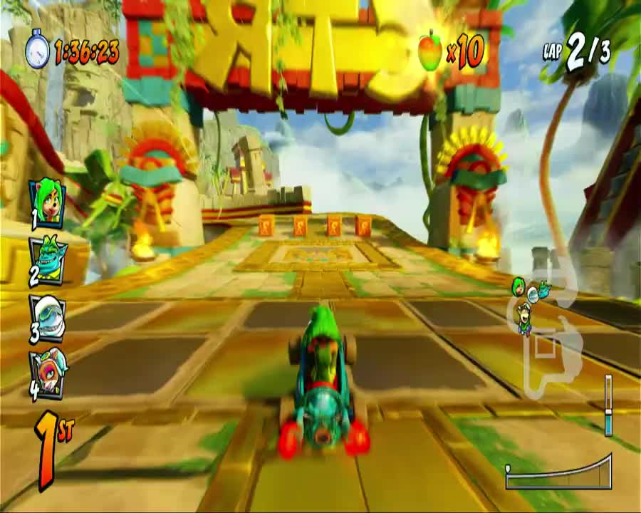 Papu's Pyramid Mirror Mode Gameplay - Crash Team Racing Nitro Fueled