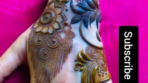 Beautiful Mehandi Tutorial / Henna Tutorial