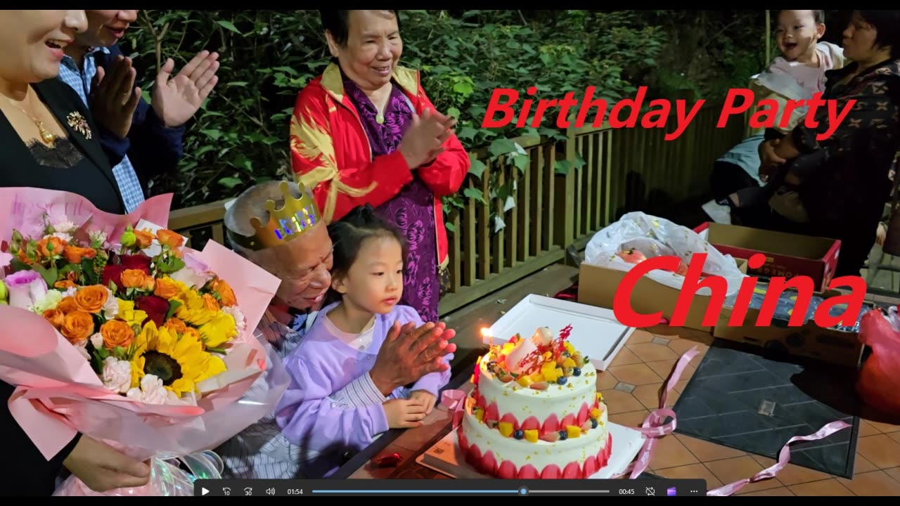 China Birthday Party 中国生日派对