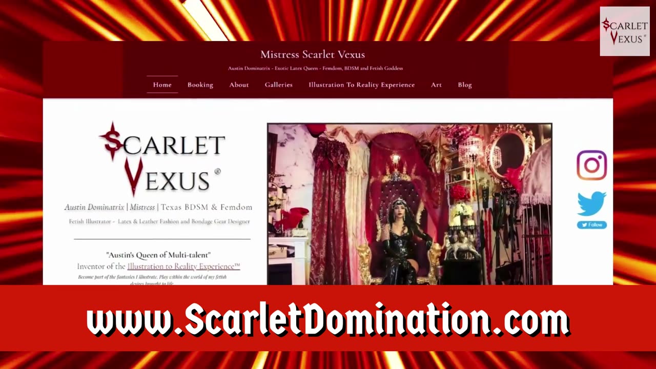 Explore the dominion of Mistress Scarlet