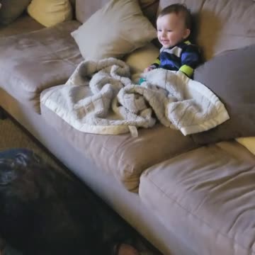 Cutest laugh ever finished by a burp