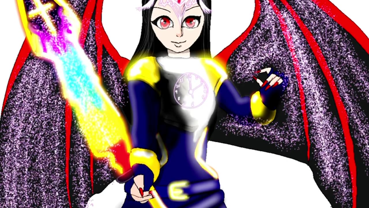 Oc speedpaint nuclear the vampire god