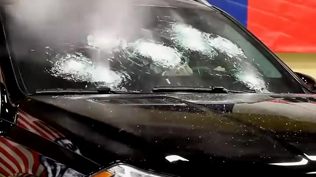 Bulletproof car testing