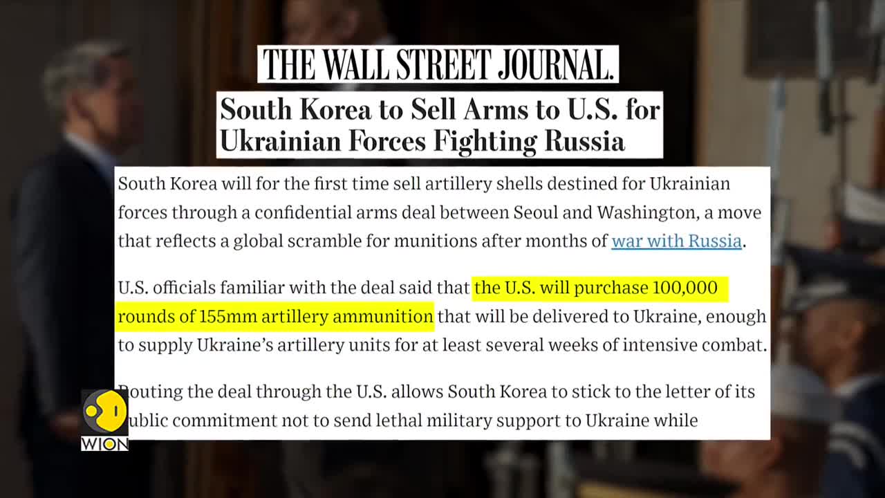 South Korea maintains stand of not sending lethal arms to Ukraine