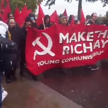 The commies are out in London England