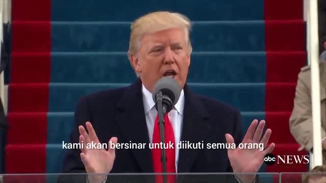 "Kami Akan Bersinar Untuk Diikuti Semua Orang" :Donald Trump