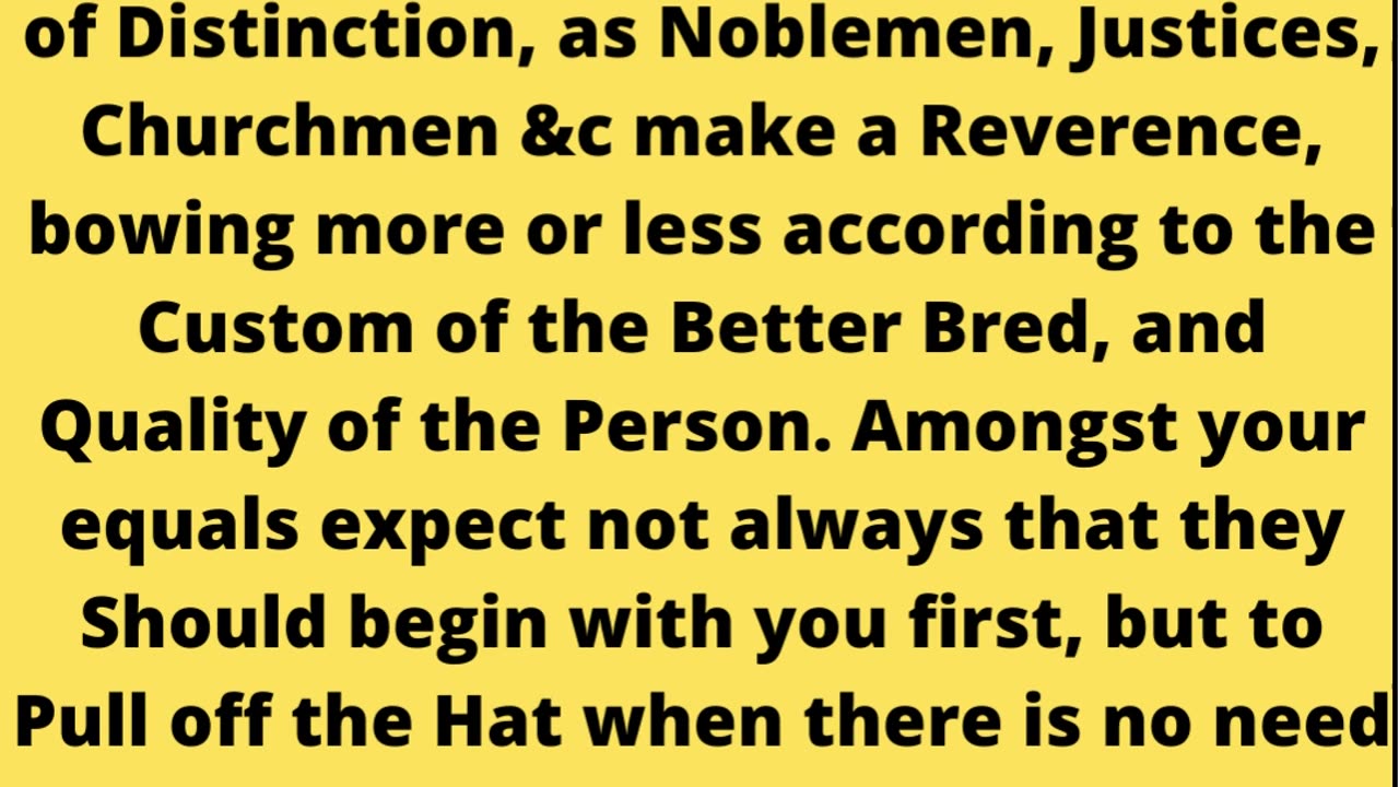 Quiz 7 of 33 Rules of Civility | Uncovering Historical Etiquette