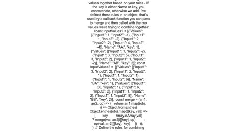 Add two arrays with nested components into a new 39combined39 array