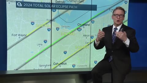 How much will the temperature drop during the solar eclipse?