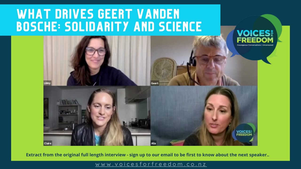 What Drives Geert Vanden Bosche: Solidarity & Science